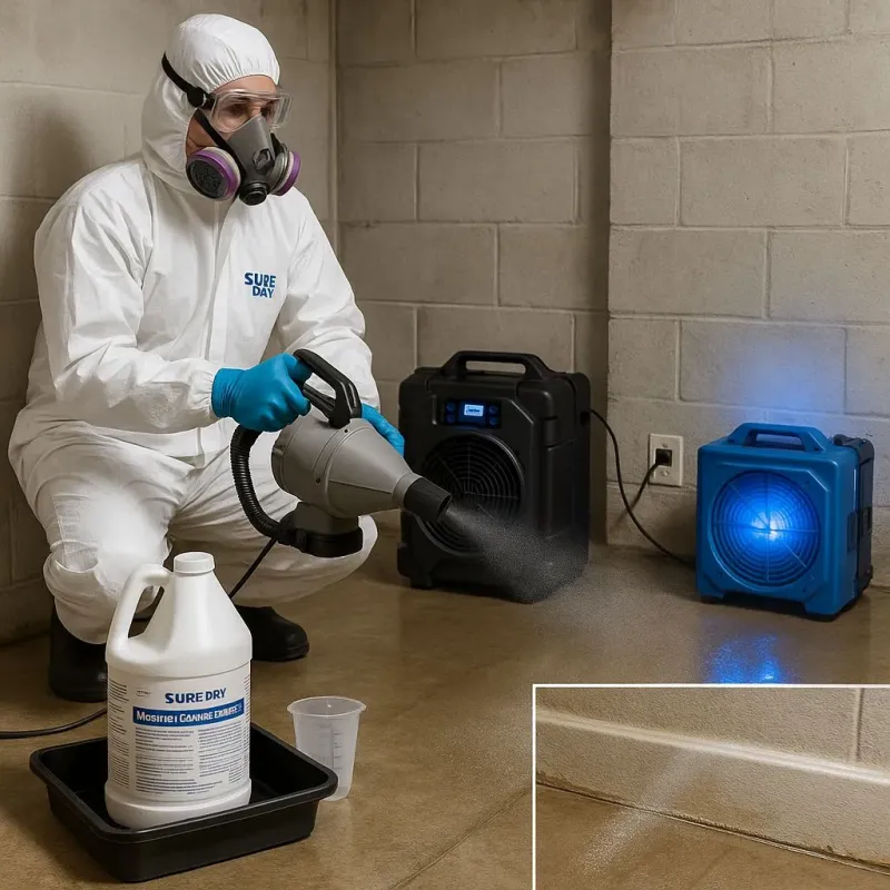 Sanitization and Odor Removal process in Sumner County, TN